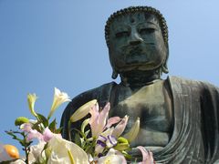 Daibutsu mit Lotusblüten in Kamakura ( 21.07.07 )