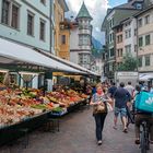 Daily market downtown Bolzano