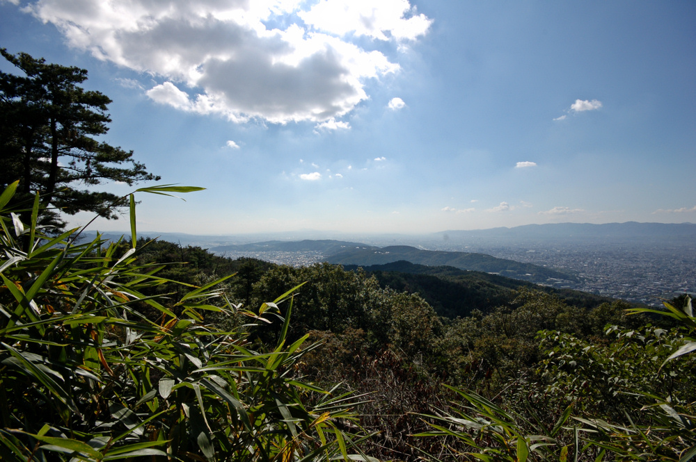 Daimonji-yama, Gipfelblick