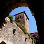 DAL CHIOSTRO DUECENTESCO,ALZANDO LO SGUARDO