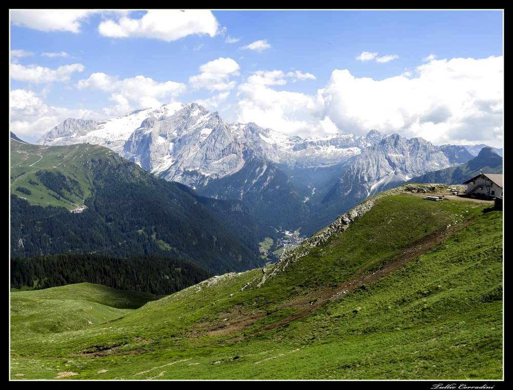 ...dal Col Rodella.(2400 mt ) Foto Immagini paesaggi, montagna