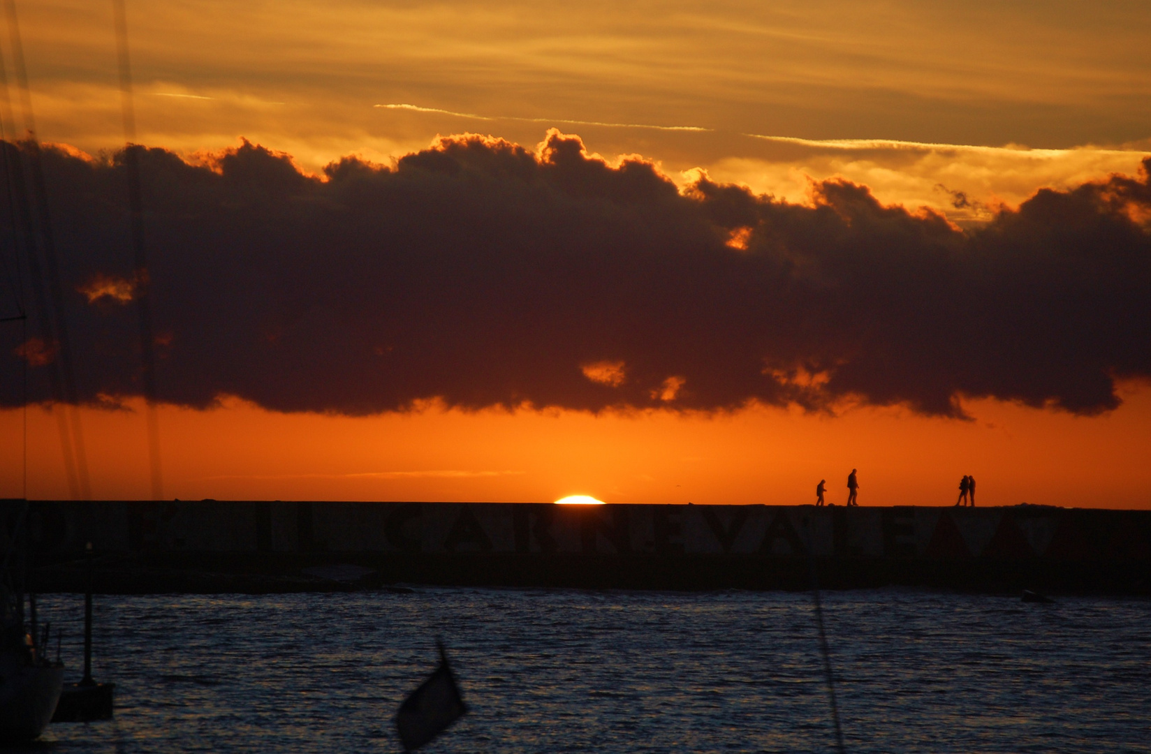 Dal molo di viareggio