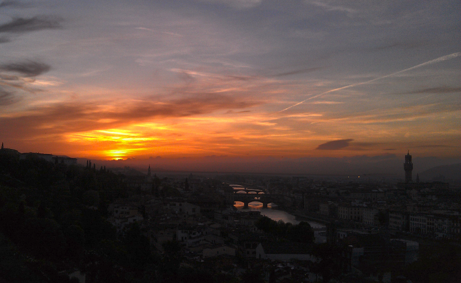 ...dal Piazzale Michelangelo