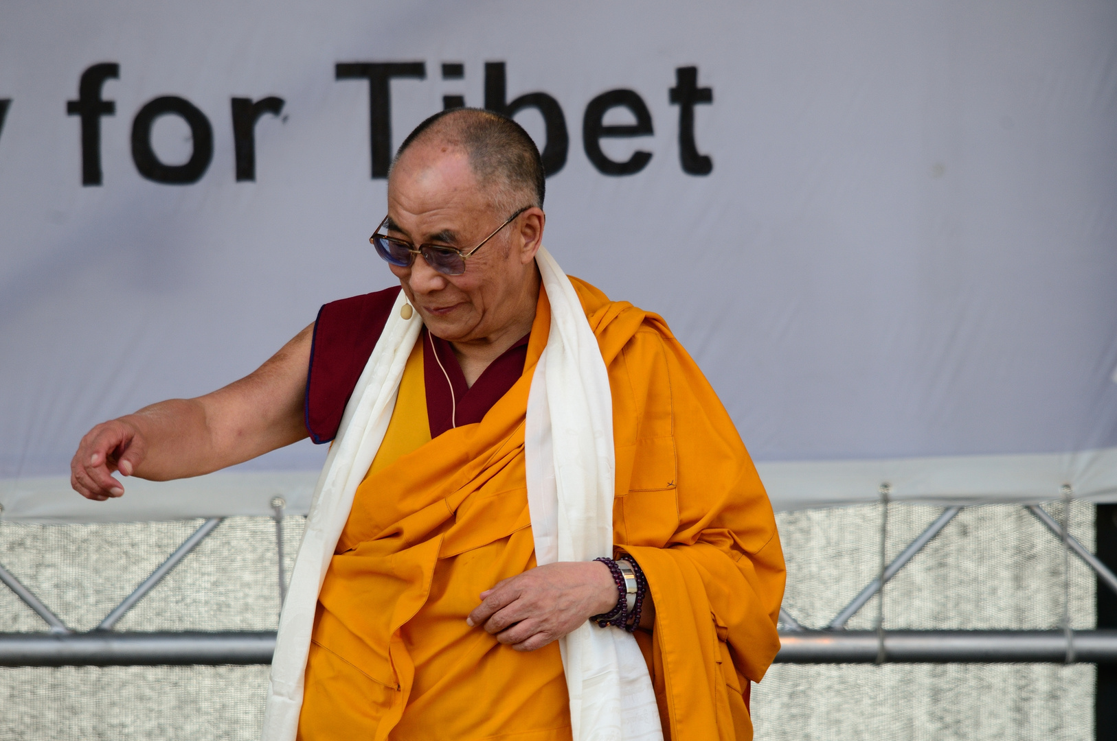 Dalai Lama am Heldenplatz