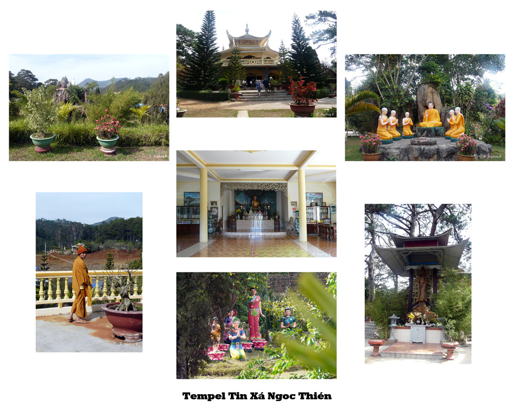 Dalat - Saigon - buddhistischer Tempel Tin Xá Ngoc Thién