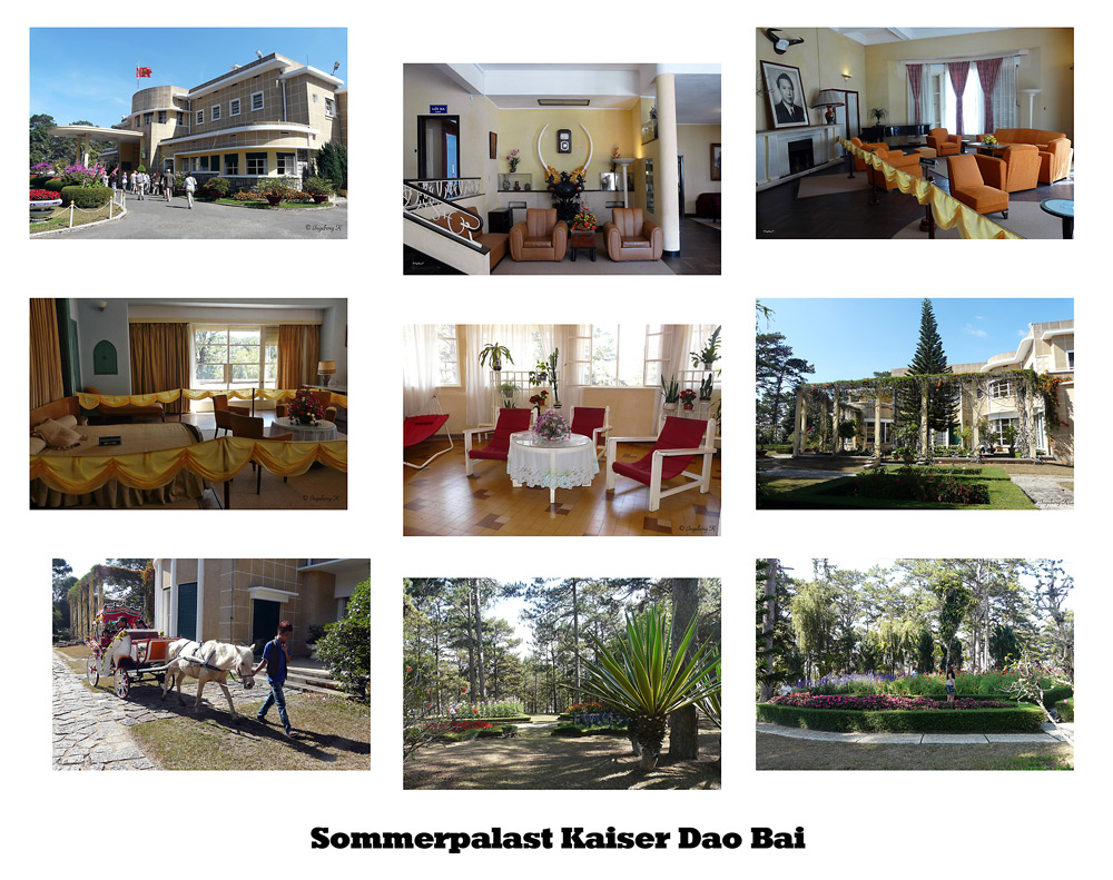 Dalat - Sommerpalast des letzten Kaisers (Bao Dai-Palast)