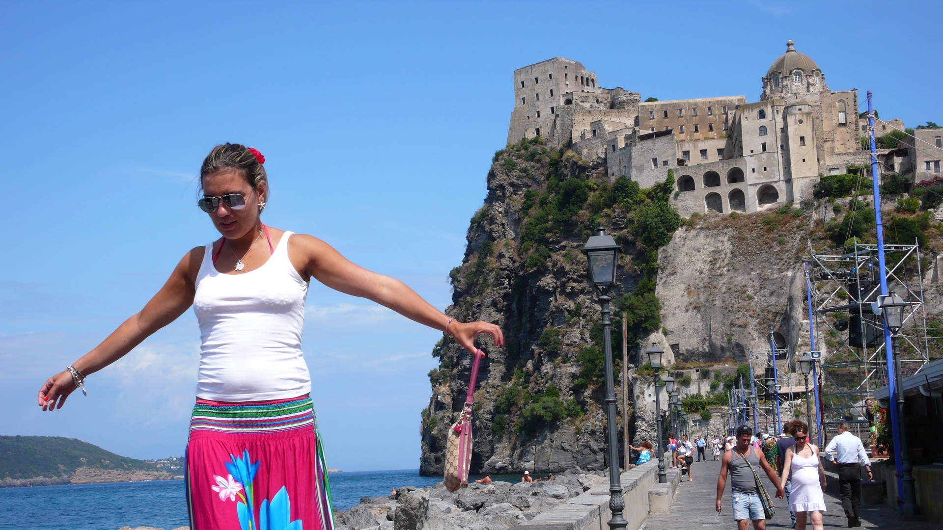 Dalila e il Castello! Ischia Ponte.