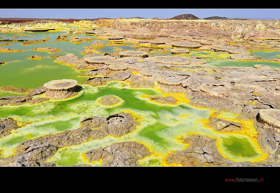 Dallol - der farbigste Platz der Welt