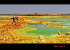 Dallol - Farben saugen mit der Kamera