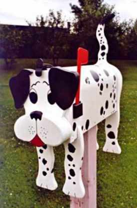 Dalmatian mailbox