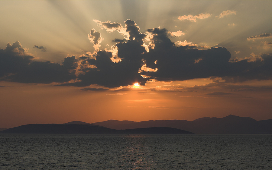 Dalmatiens Abendsonne von Manuel Schauer