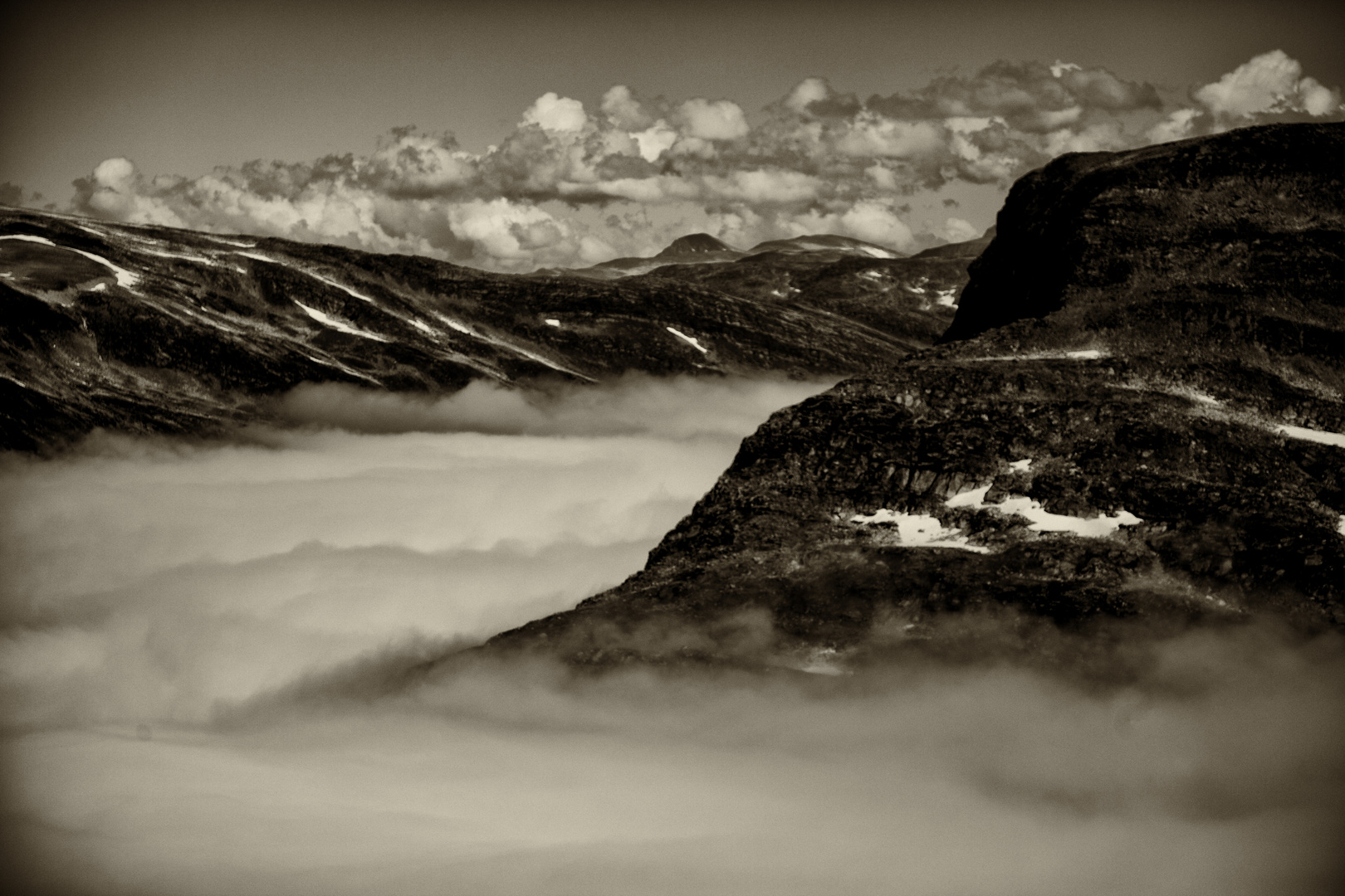 Dalsnibba (1500m hoch) in Norwegen