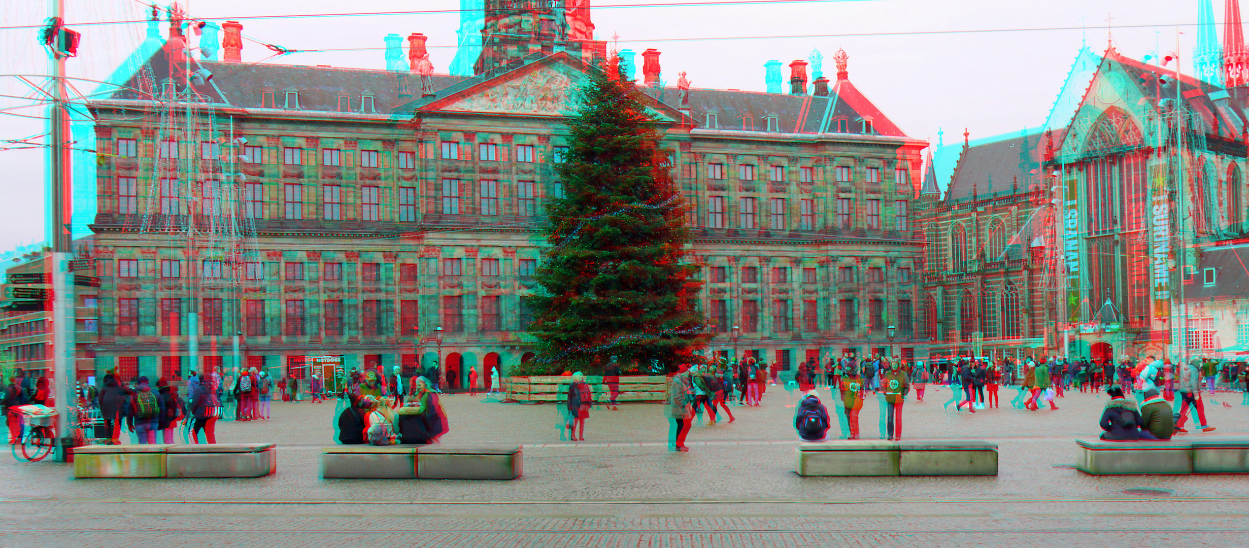 Dam Amsterdam 3D