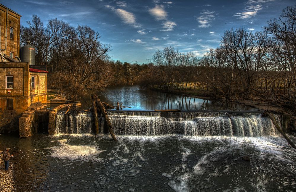 Dam at Weisenberger Mill in ky