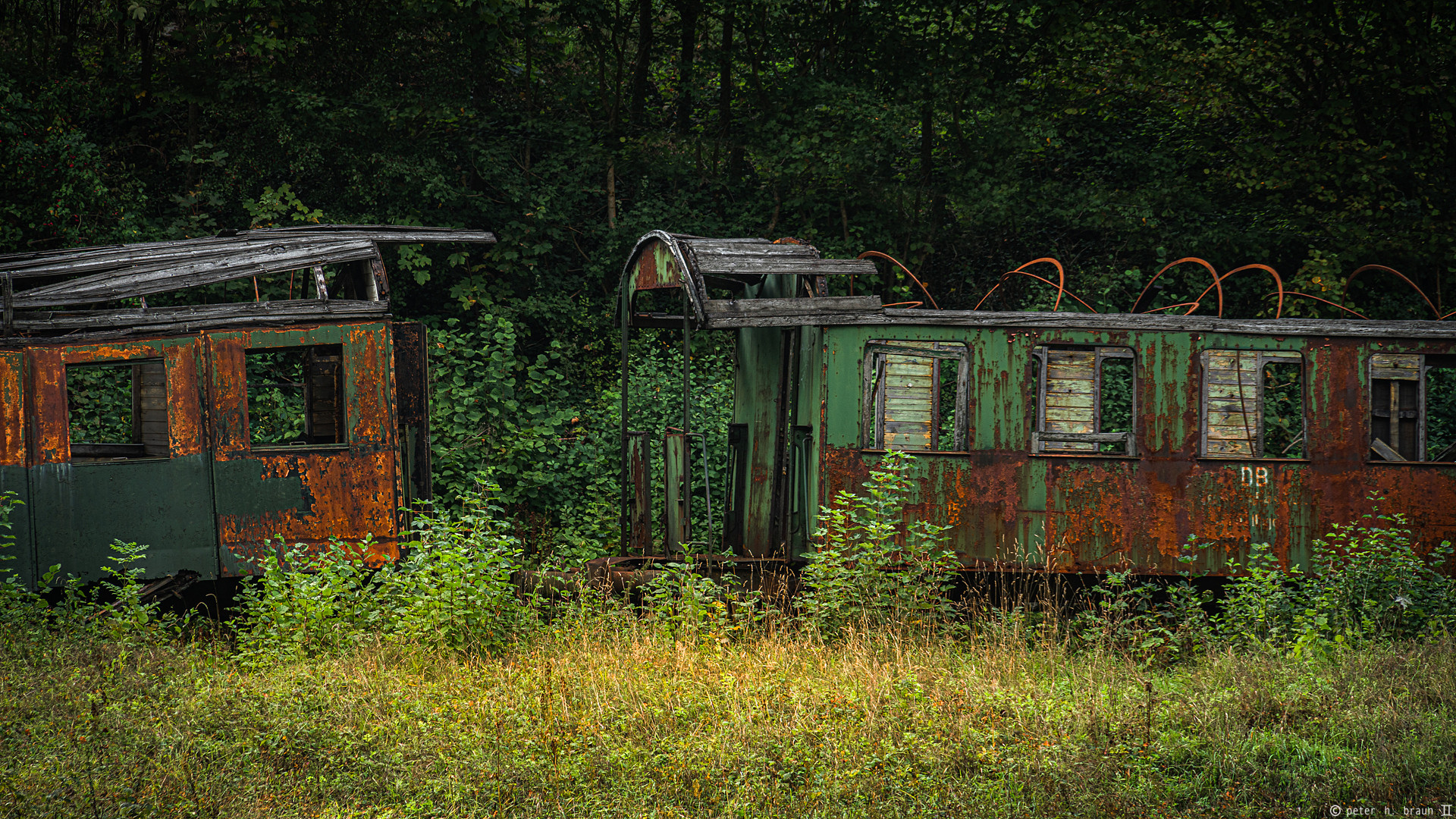 Damaged train