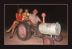 Damals: abends auf dem Kibbuz-Spielplatz ... ;-)