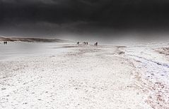 damals - am strand in dänemark ...