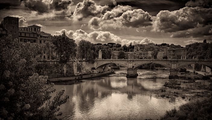 Damals am Tiber in Rom 