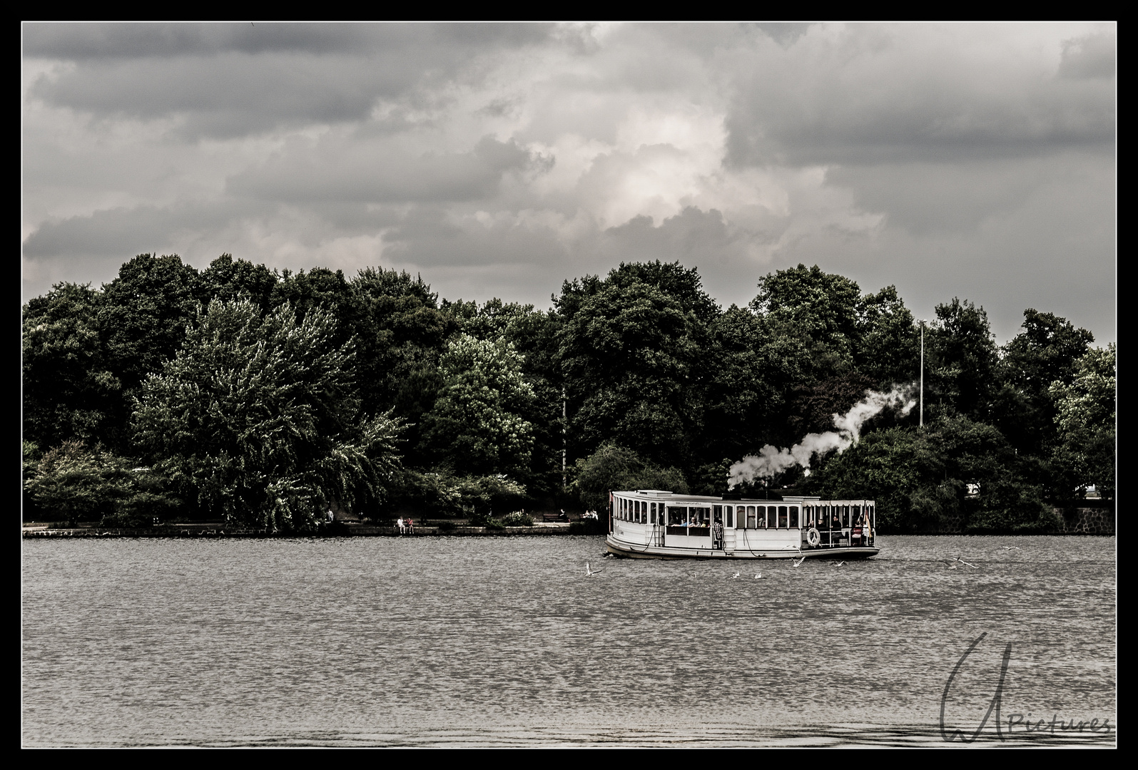 Damals auf der Alster