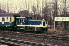 Damals ganz Alltäglich - 332 103 im Hbf Osnabrück am 28.11.1985...