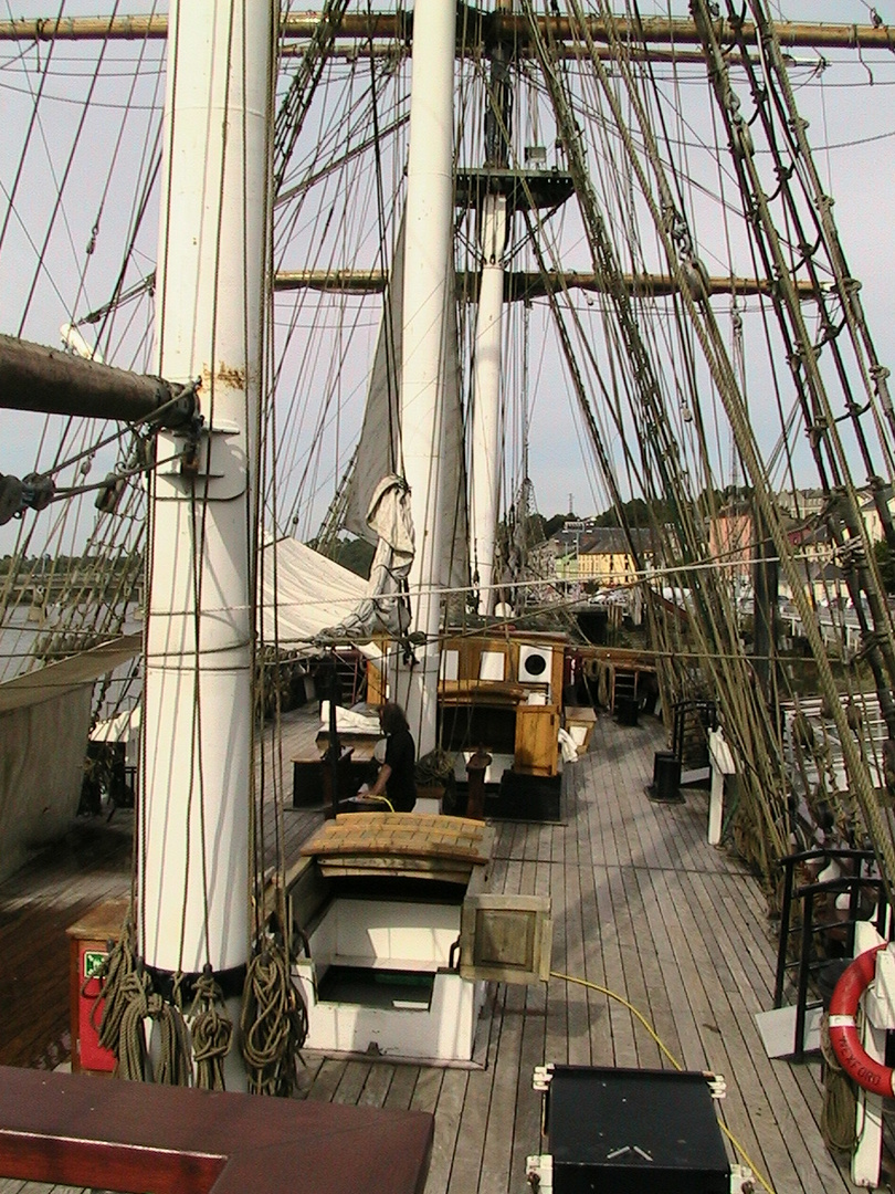 damals in Irland - Dunbrody Deck