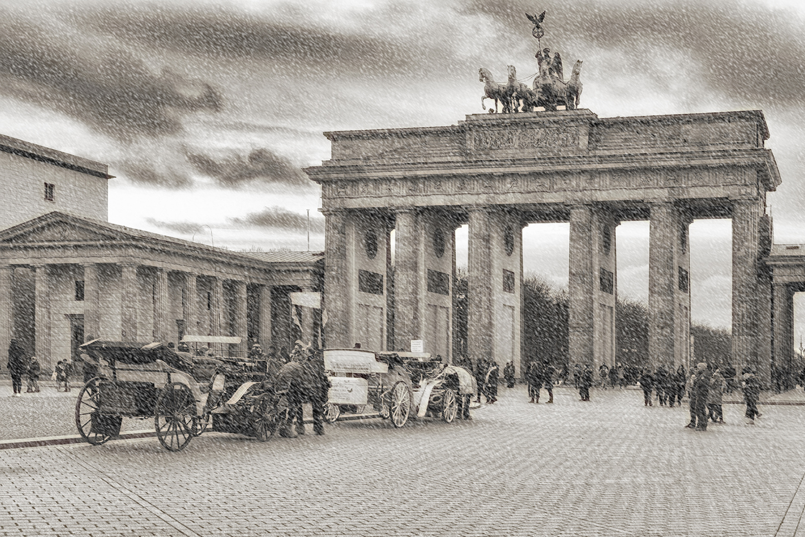 Damals wars..... Brandenburger Tor .- Berlin  Mitte -