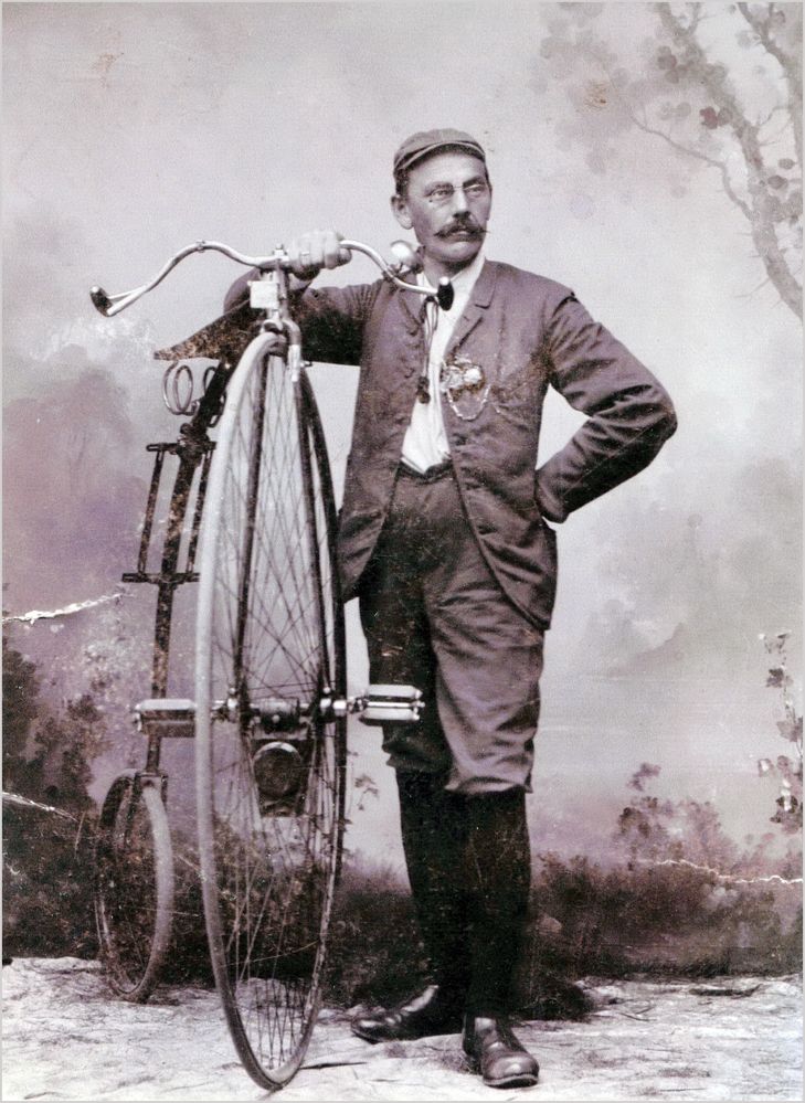 damals wars: Uronkel Franz Emil auf Hochradtour