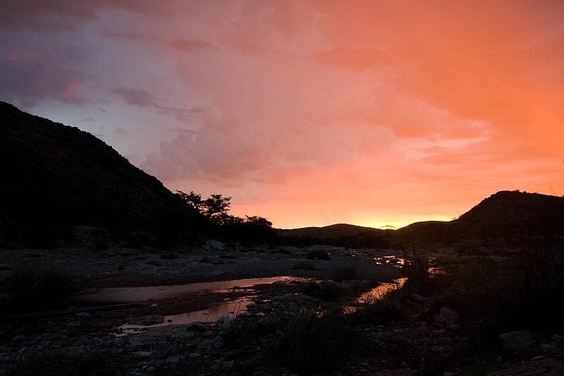 Damaraland - River Sunset