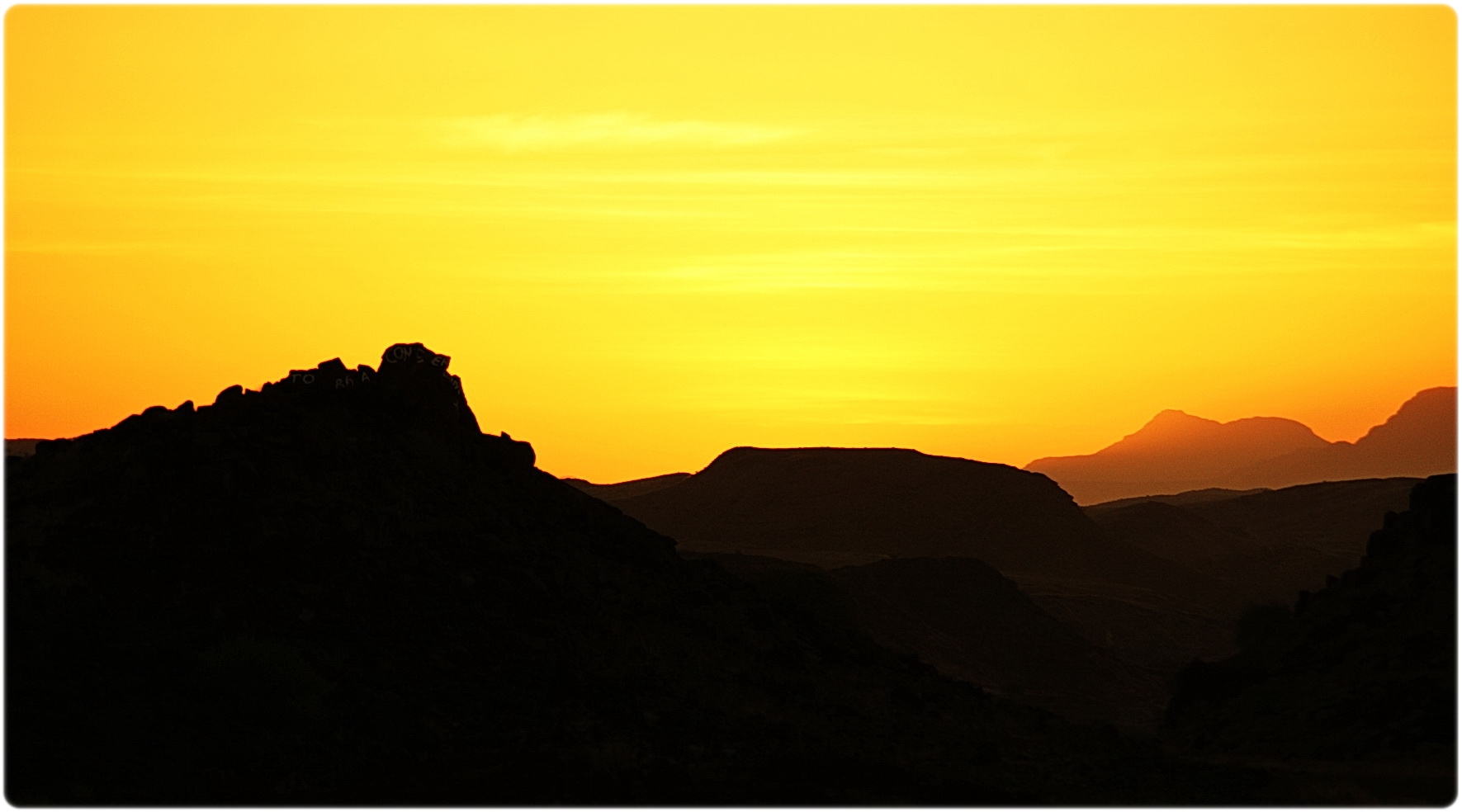 Damaraland - Sonnenuntergang