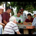 Damas en el parque