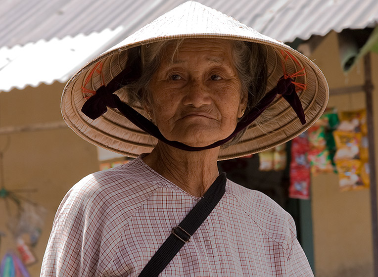 dame im mekongdelta