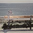   Dame mit Hut und das Meer - La dame au chapeau et la mer