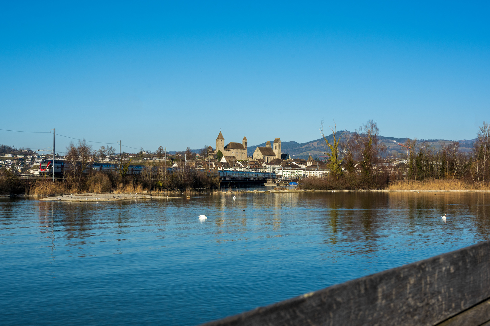 Dammende, Rapperswil mit Schloss