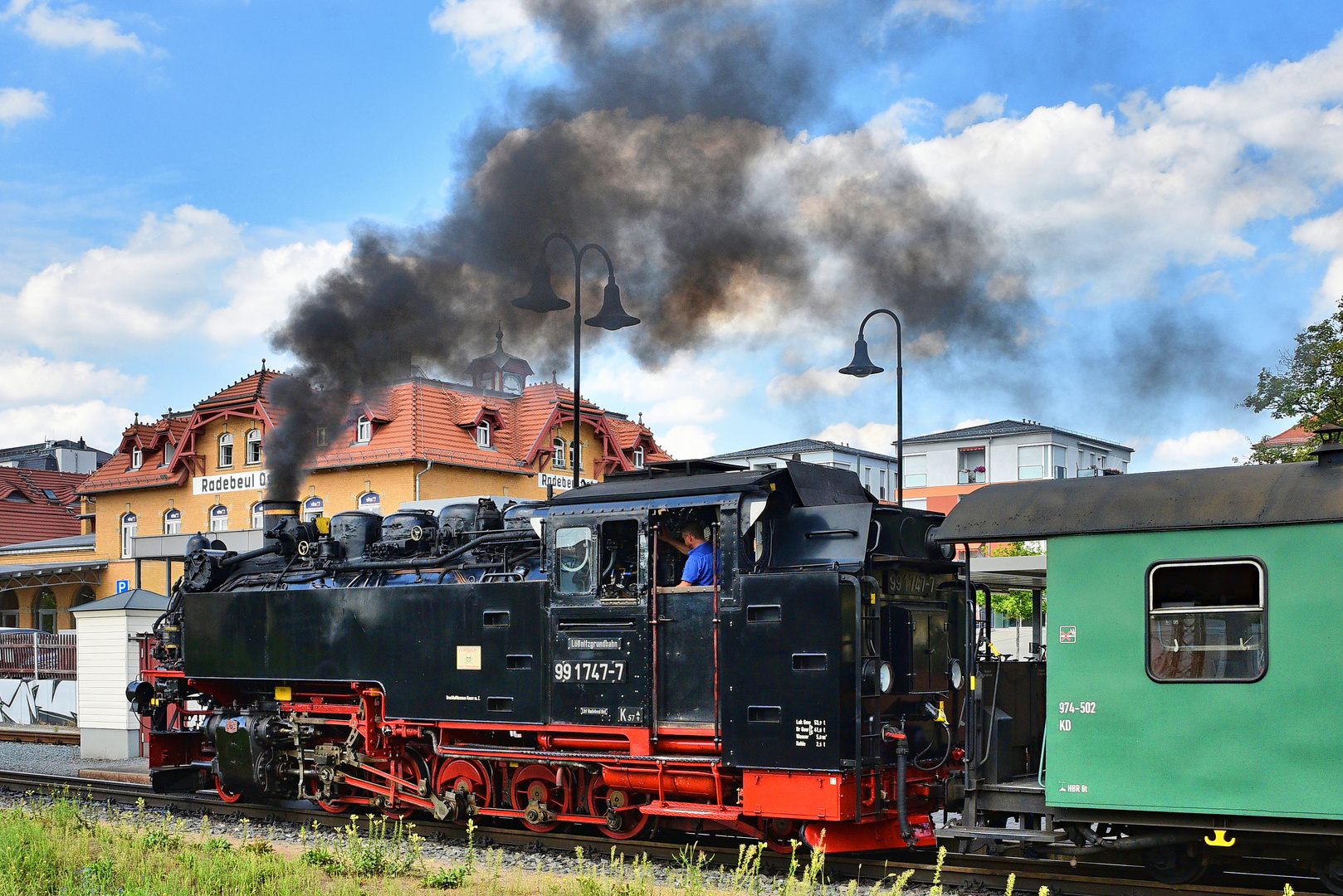 Dampf ablassen in Radebeul