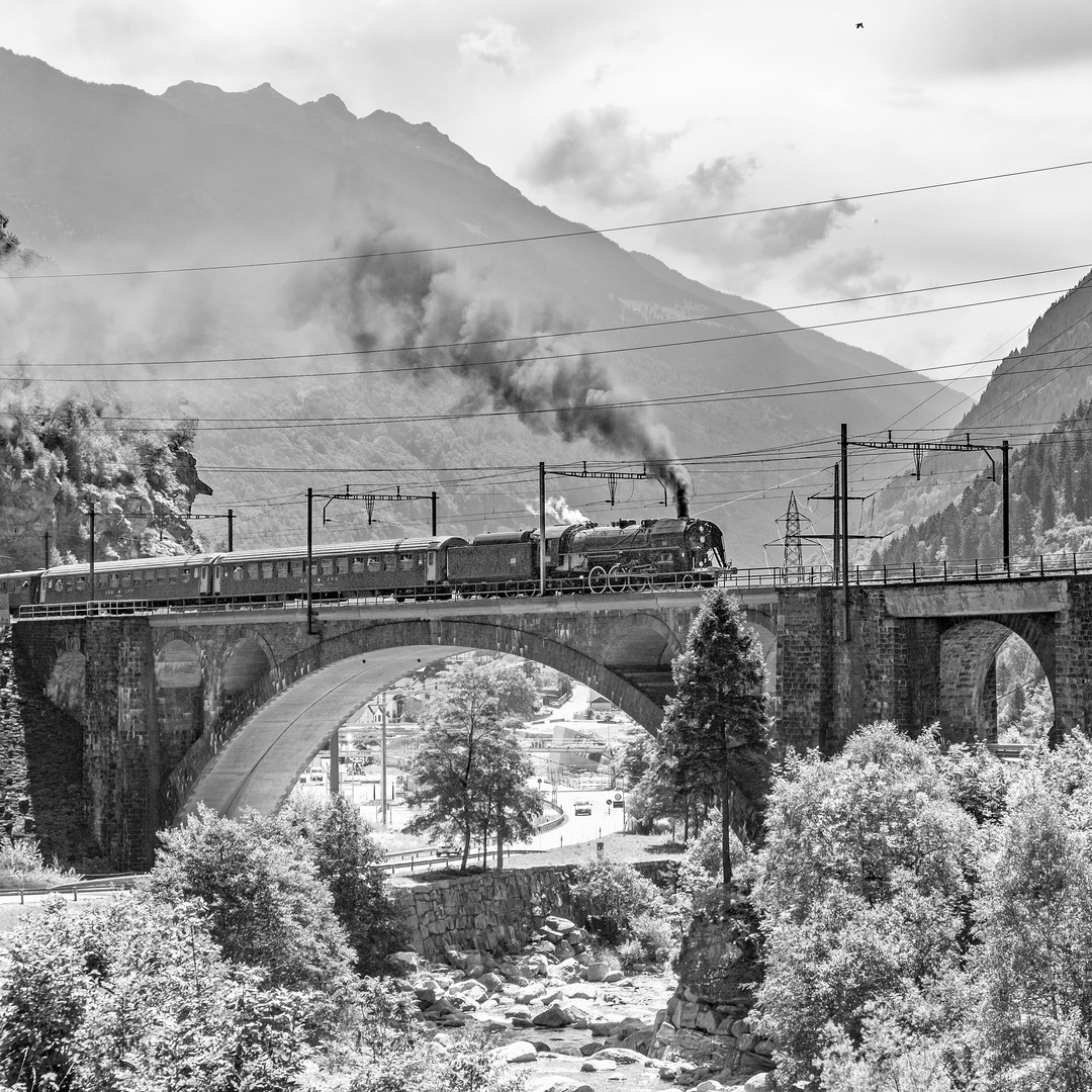 Dampf am Gotthard