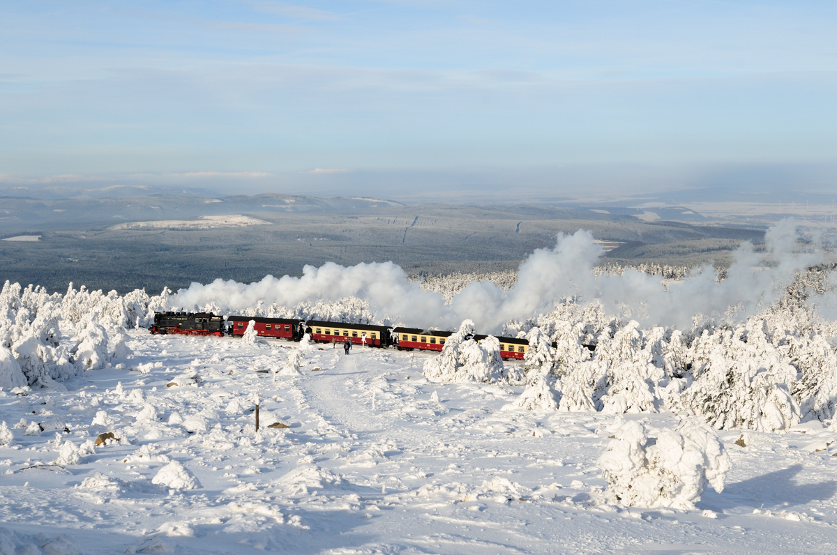 Dampf auf dem Brocken