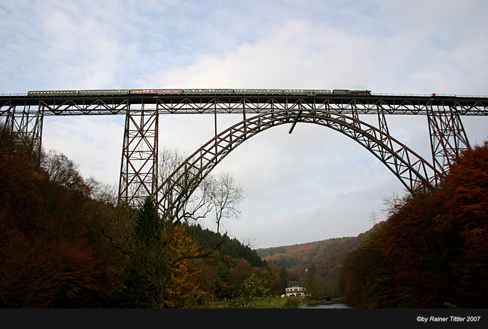 Dampf auf der Brücke