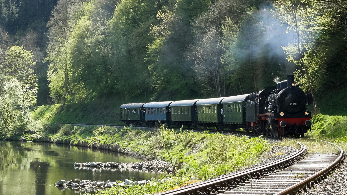 Dampf auf der Ilztalbahn -2-