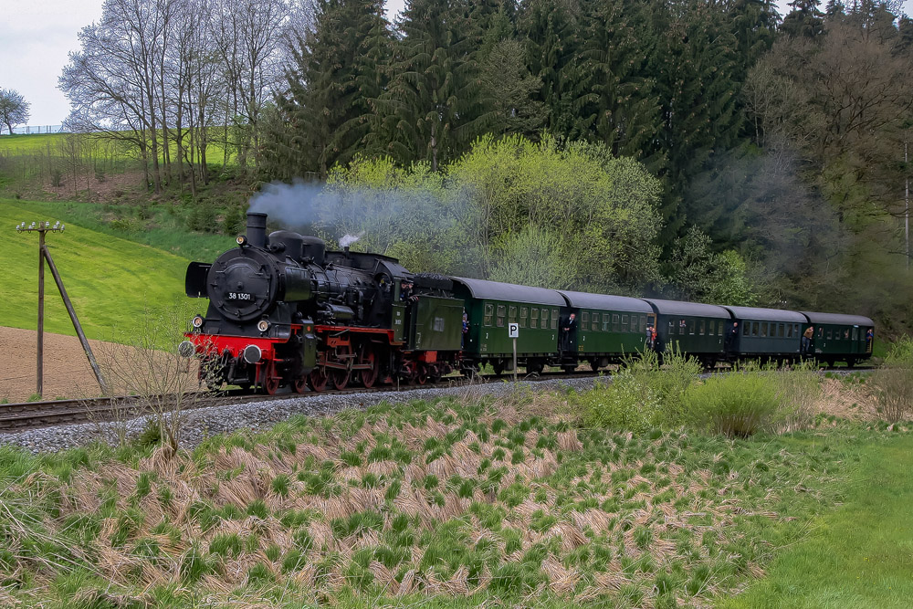 Dampf auf der Ilztalbahn -3-