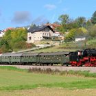 Dampf auf der Krebsbachtalbahn bei Neckarbischofsheim