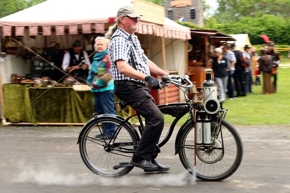 Dampf Fahrrad