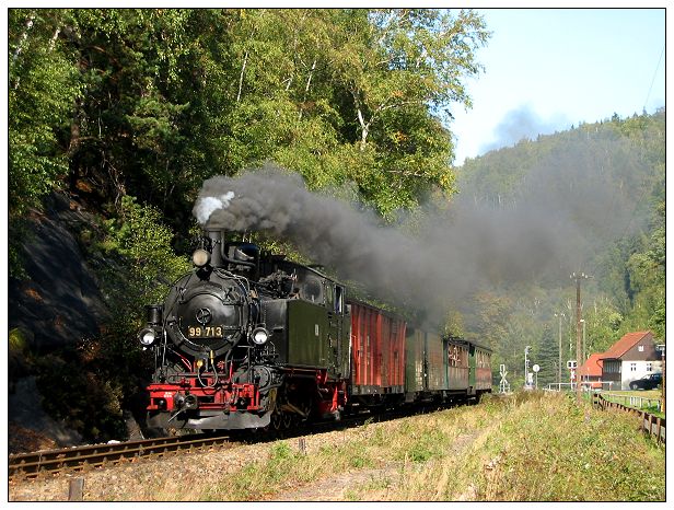 Dampf im Zittauer Gebirge