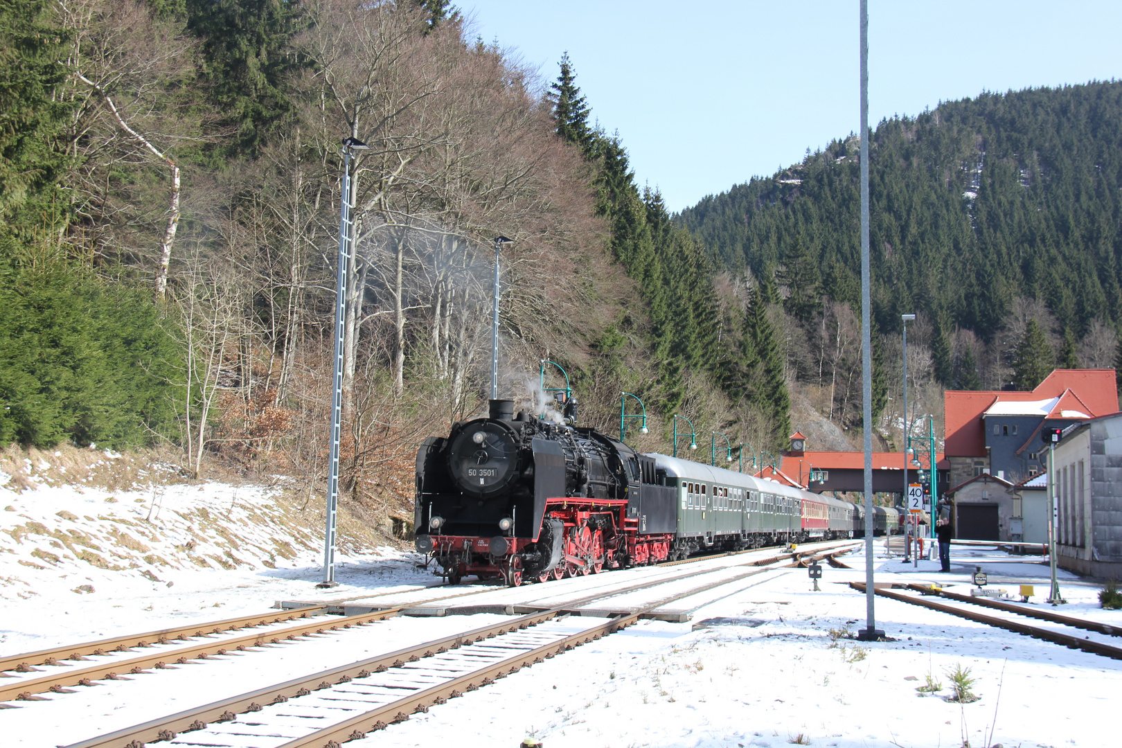 Dampf in Oberhof / Thüringen