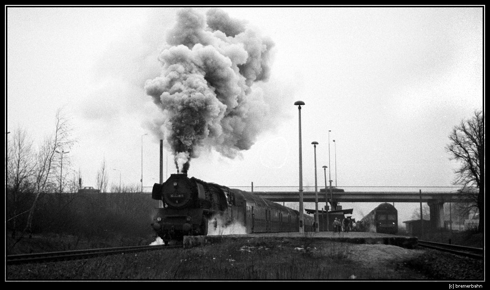 Dampf-S-Bahn Rostock 1985