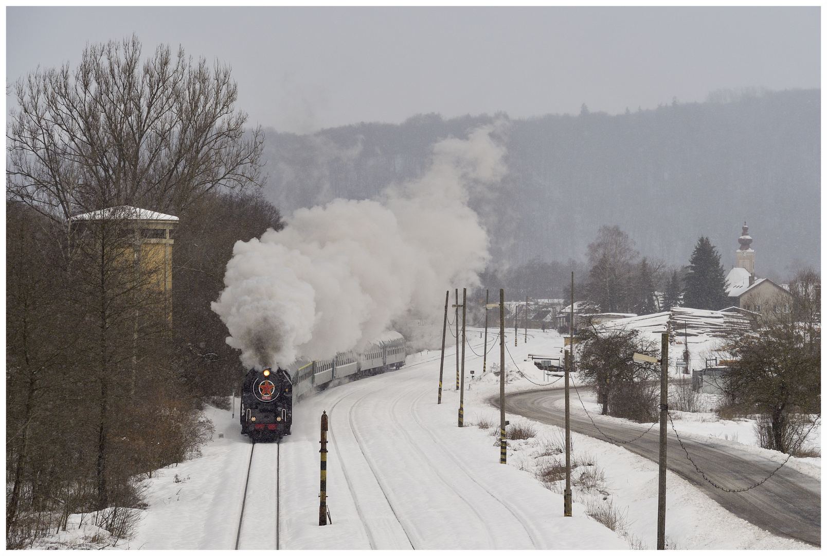 Dampf, Schnee und Wind II