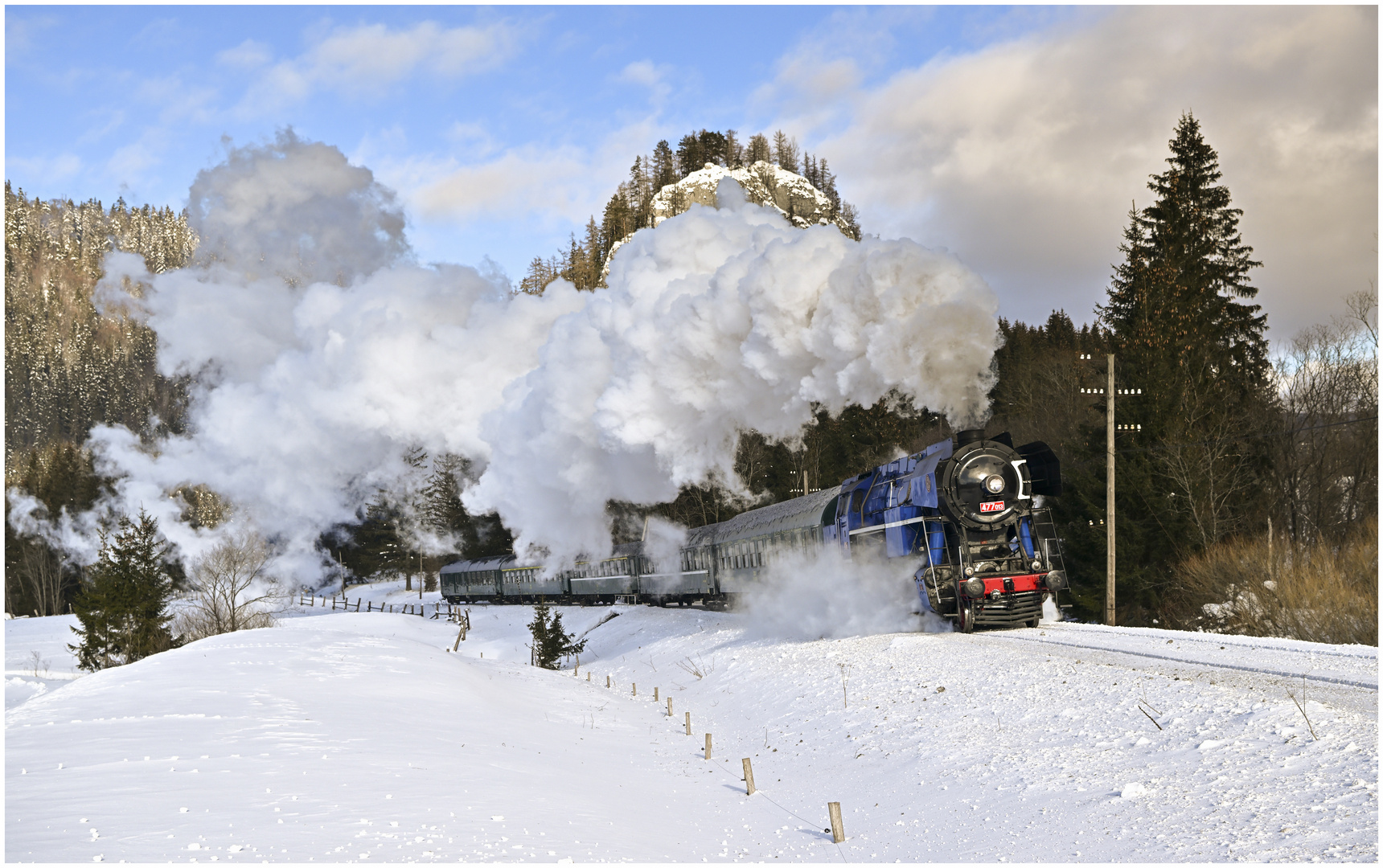 Dampf, Schnee und Wind XL