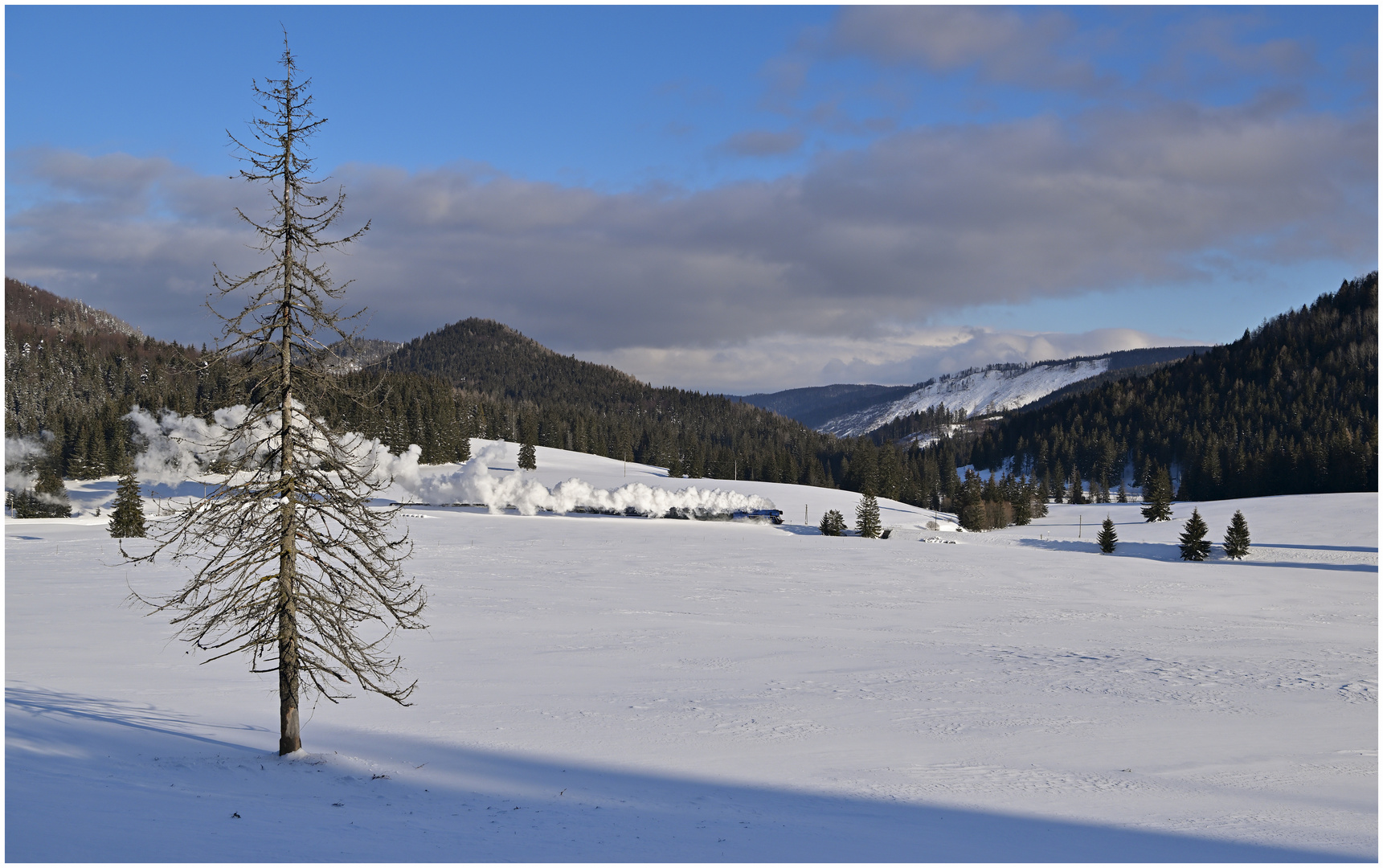 Dampf, Schnee und Wind XLII