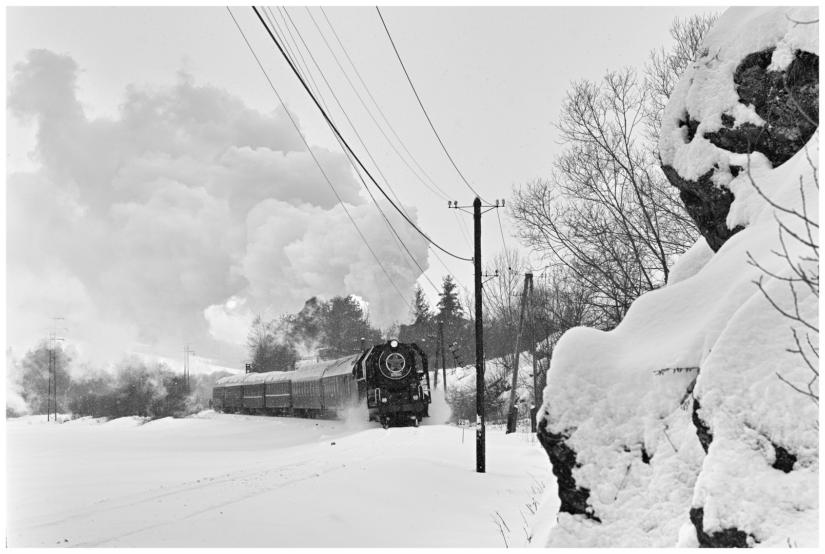 Dampf, Schnee und Wind XXIII