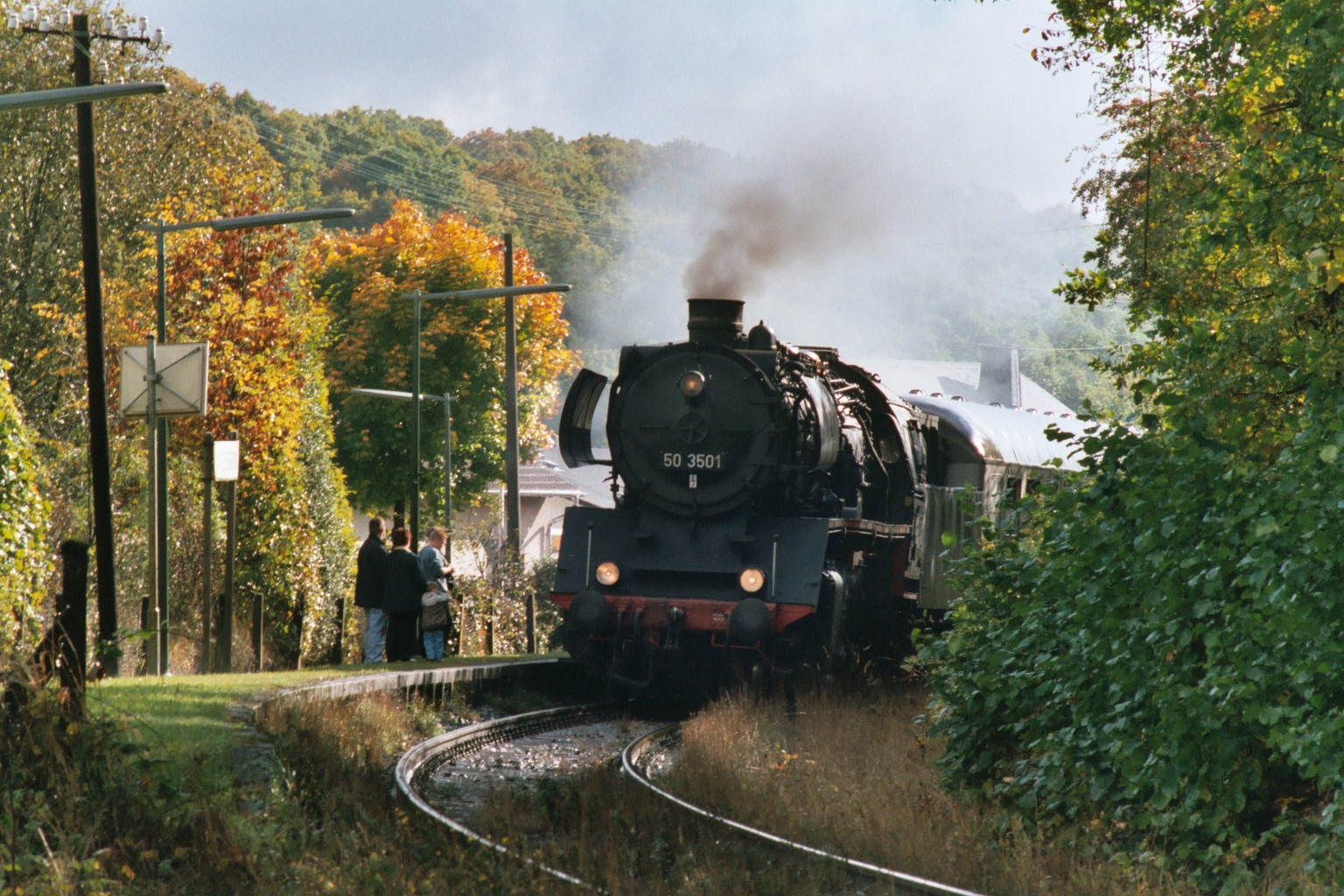 Dampf-Takt über dem Westerwald Plandampf 2002