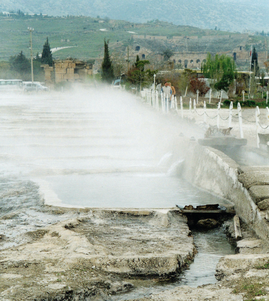 Dampf über Pamukkale